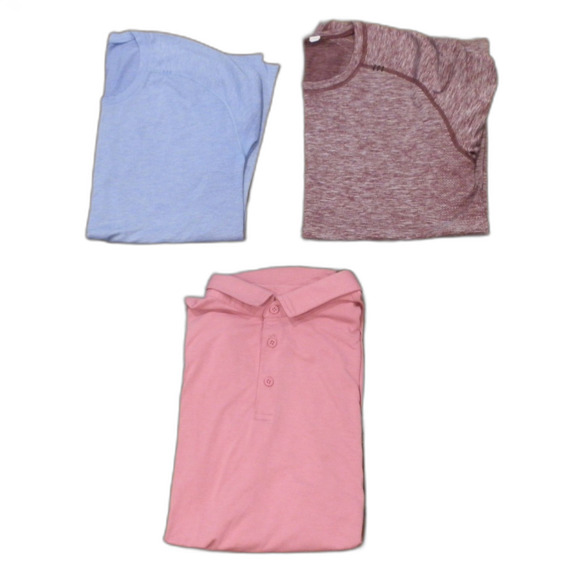 Lululemon Athletica Shirts Men's Blue Maroon Pink Size Medium Lot of 3 - Picture 1 of 7